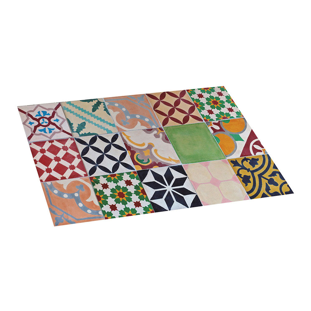 Tapete vinÃ­lico cor mosaico 45x75cm_0
