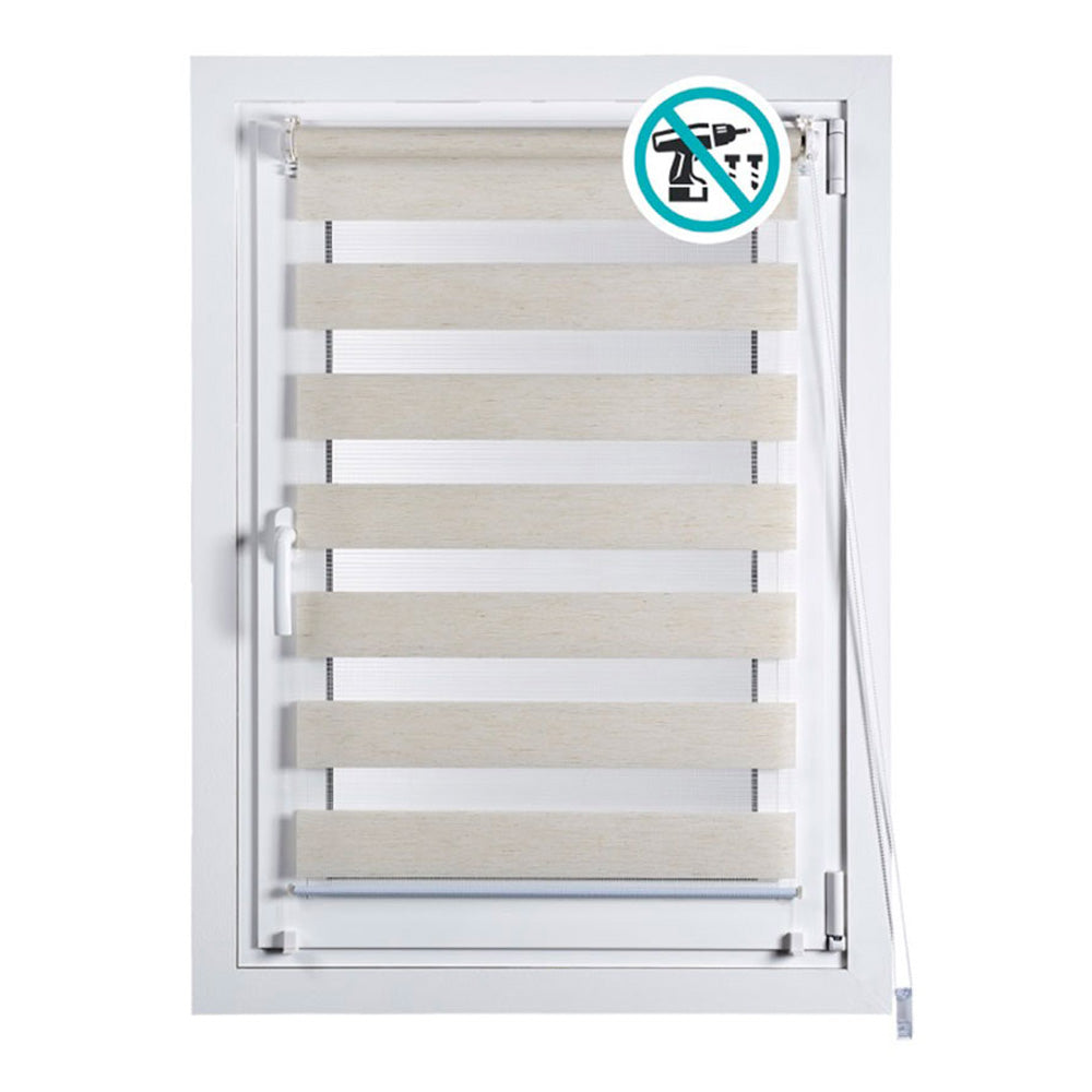 Estore de rolo cup&fix noite&dia linho 120x180cm cintacor - storplanet_0