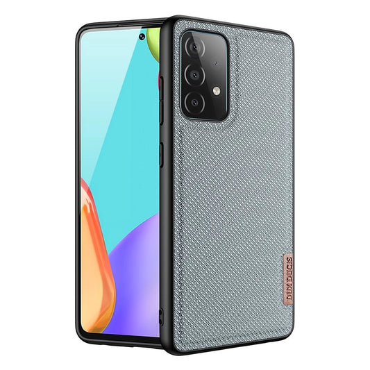 Dux Ducis Fino case covered with nylon material for Samsung Galaxy A72 4G gray_0