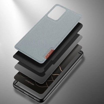 Dux Ducis Fino case covered with nylon material for Samsung Galaxy A72 4G gray_2
