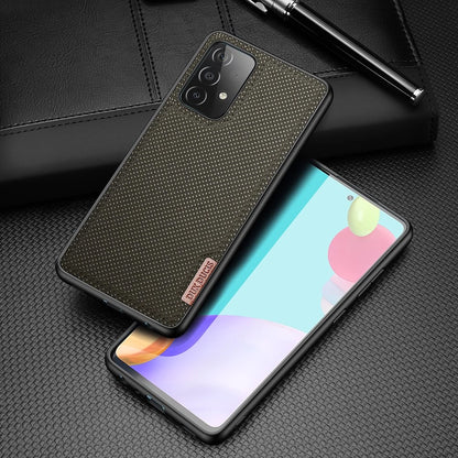 Dux Ducis Fino case covered with nylon material for Samsung Galaxy A72 4G green_1