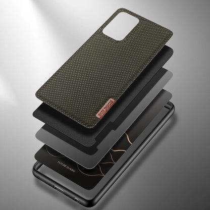 Dux Ducis Fino case covered with nylon material for Samsung Galaxy A72 4G green_6