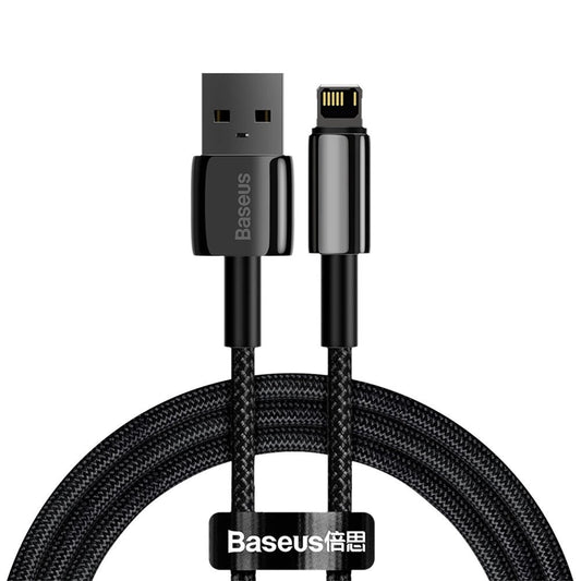 Baseus Tungsten USB - Lightning cable 2.4 A 1 m black (CALWJ-01)_0