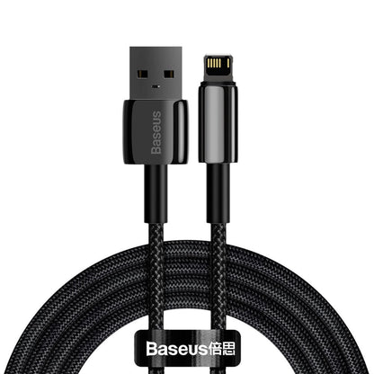 Baseus Tungsten USB - Lightning cable 2.4 A 2 m black (CALWJ-A01)_1