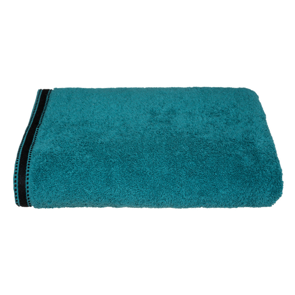 Toalha caso de banho premium cor verde petrol 100x150cm_0