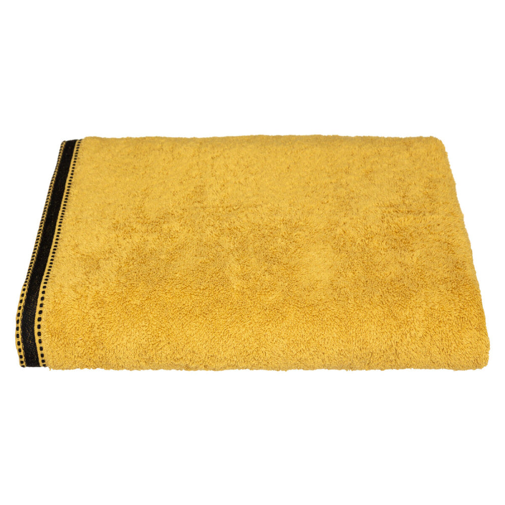 Toalha caso de banho premium cor mostarda 100x150cm_0