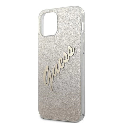 Guess GUHCP12LPCUGLSGO iPhone 12 Pro Max 6.7" gold/gold hardcase Glitter Gradient Script_5