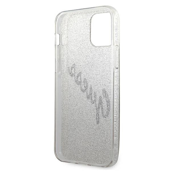 Guess GUHCP12SPCUGLSGO iPhone 12 mini 5.4" gold/gold hardcase Glitter Gradient Script_6