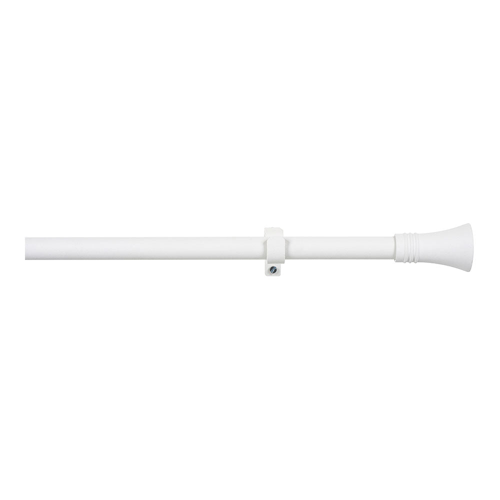 Kit varÃ£o para cortinados cono extensÃ­vel de 110 a 200cm branco_0