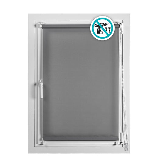 Estore de rolo clip & fix 150x180cm cinzento alcatrÃ£o cintacor - storplanet_0