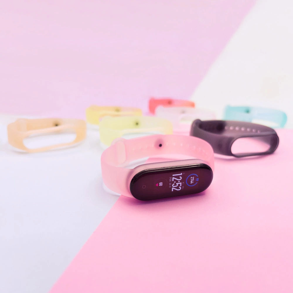 Silicone strap for Xiaomi Mi Band 5 / 6 wristband strap - gold_3
