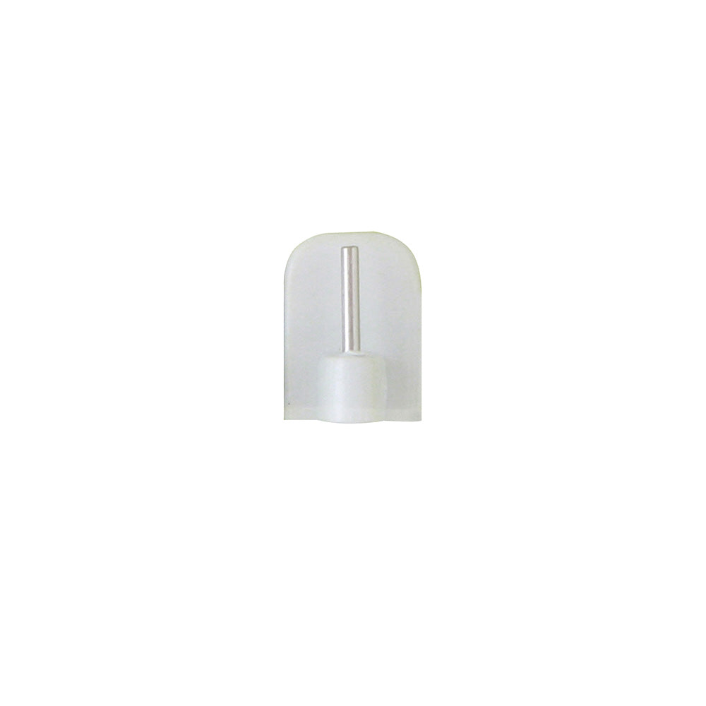 Suporte adesivo branco para varÃ£o extensÃ­vel 4 unid. cintacor - storplanet_0