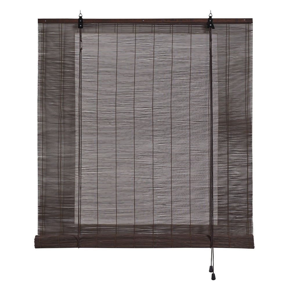 Estore de rolo bambu ocre wenguÃ© 120x175cm cintacor - storplanet_0