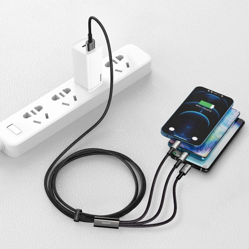 Baseus Tungsten 3in1 cable USB - USB Type C / Lightning / micro USB 3.5 A 1.5 m black (CAMLTWJ-01)_20