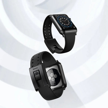Baseus Slip-Thru strap band bracelet for Apple Watch 3/4/5/6/SE 38mm/40mm black (LBWSE-01)_11