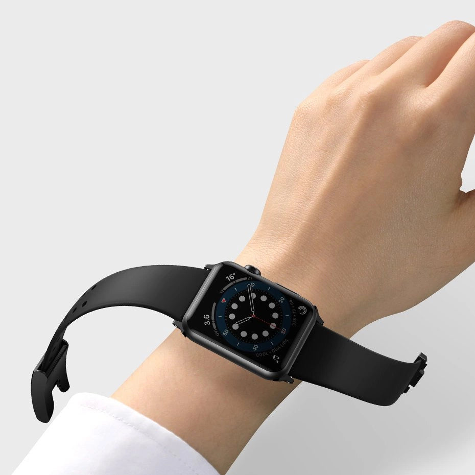 Baseus Slip-Thru strap band bracelet for Apple Watch 3/4/5/6/SE 38mm/40mm black (LBWSE-01)_12