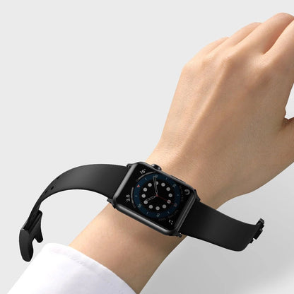 Baseus Slip-Thru strap band bracelet for Apple Watch 3/4/5/6/SE 38mm/40mm black (LBWSE-01)_12