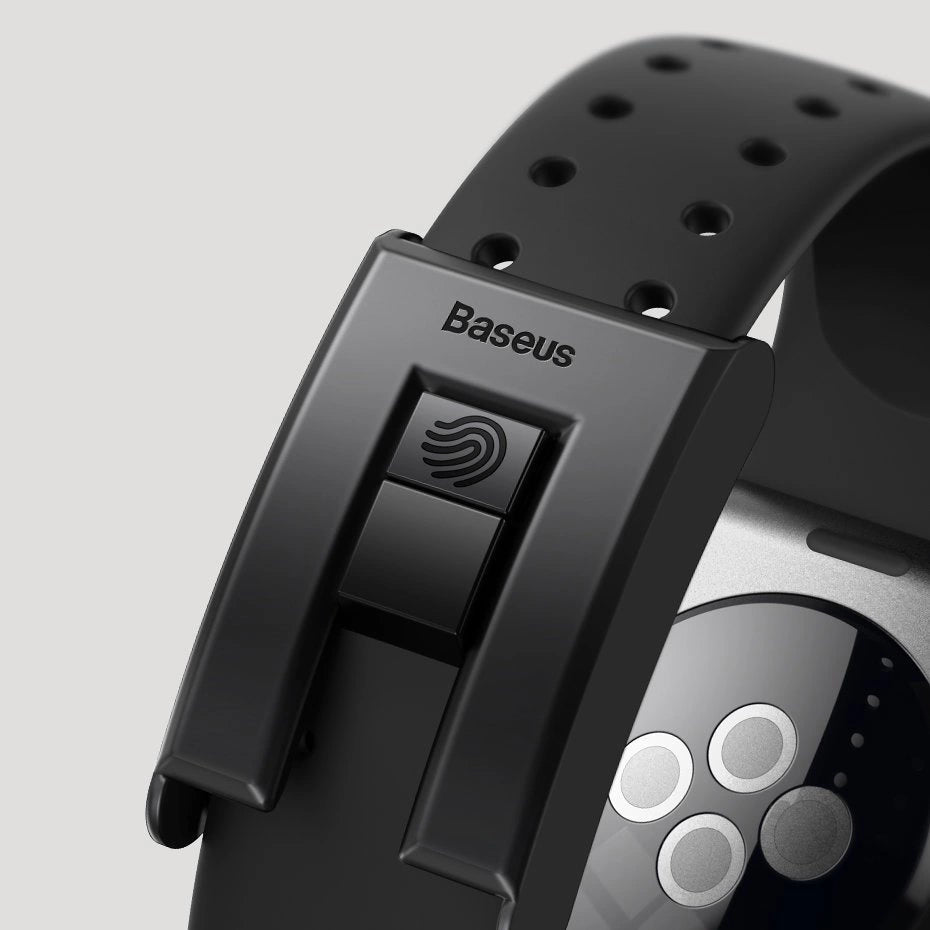 Baseus Slip-Thru strap band bracelet for Apple Watch 3/4/5/6/SE 38mm/40mm black (LBWSE-01)_15