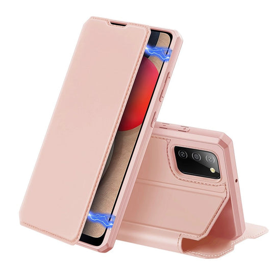 DUX DUCIS Skin X Bookcase type case for Samsung Galaxy A02s EU pink_0