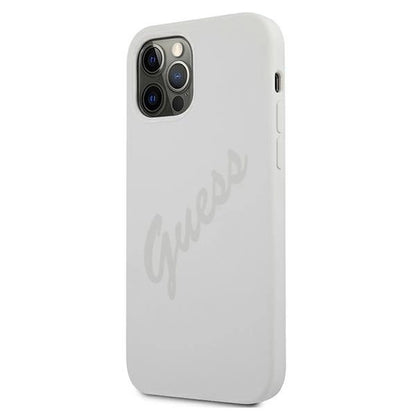 Guess GUHCP12LLSVSCR iPhone 12 Pro Max 6.7&quot; cream/cream hardcase Script Vintage_1