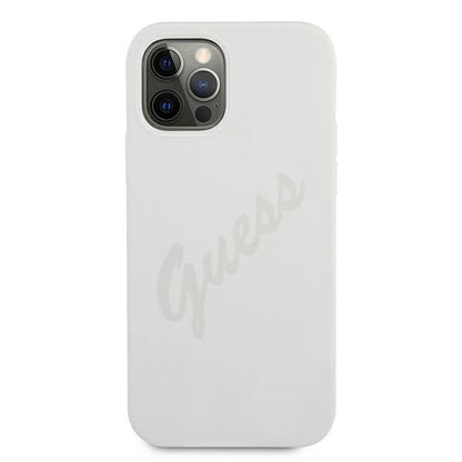 Guess GUHCP12LLSVSCR iPhone 12 Pro Max 6.7&quot; cream/cream hardcase Script Vintage_2