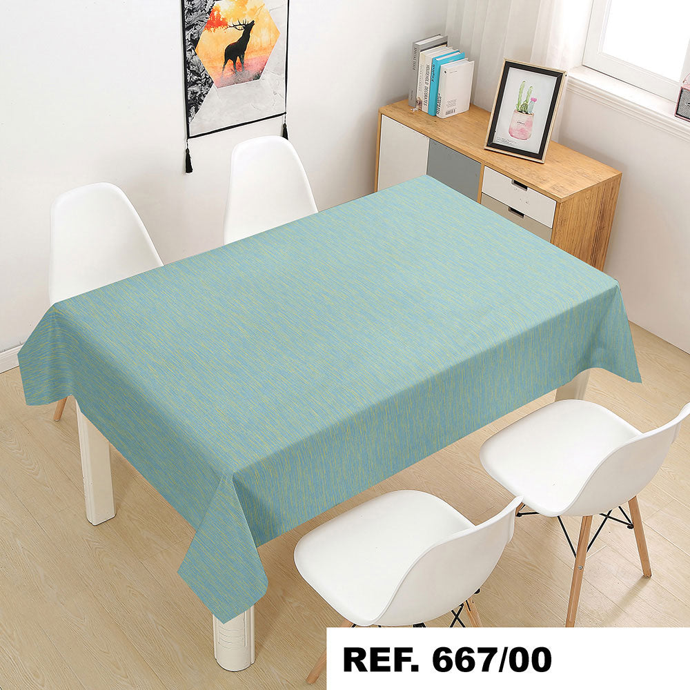 Rolo de toalha de mesa marbeld gold azul. tamanho 1,40 x 20 m_0