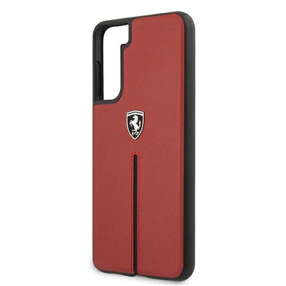 Ferrari FEOSIHCS21MRE S21+ G996 red/red hardcase Off Track Leather Nylon Stripe_5