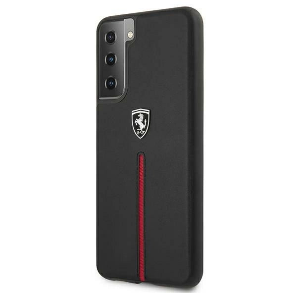 Ferrari FEOSIHCS21SBK S21 G991 black/black hardcase Off Track Leather Nylon Stripe_1