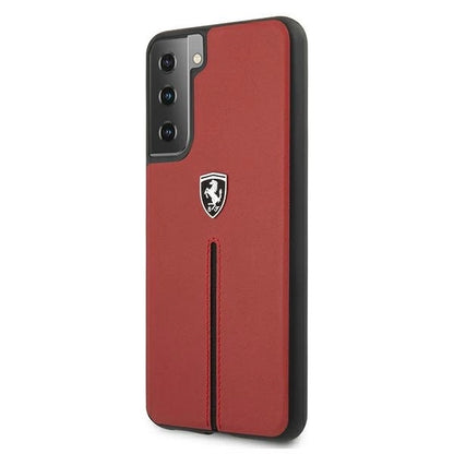 Ferrari FEOSIHCS21SRE S21 G991 red/red hardcase Off Track Leather Nylon Stripe_1