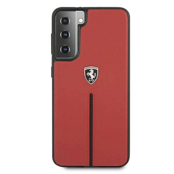 Ferrari FEOSIHCS21SRE S21 G991 red/red hardcase Off Track Leather Nylon Stripe_2