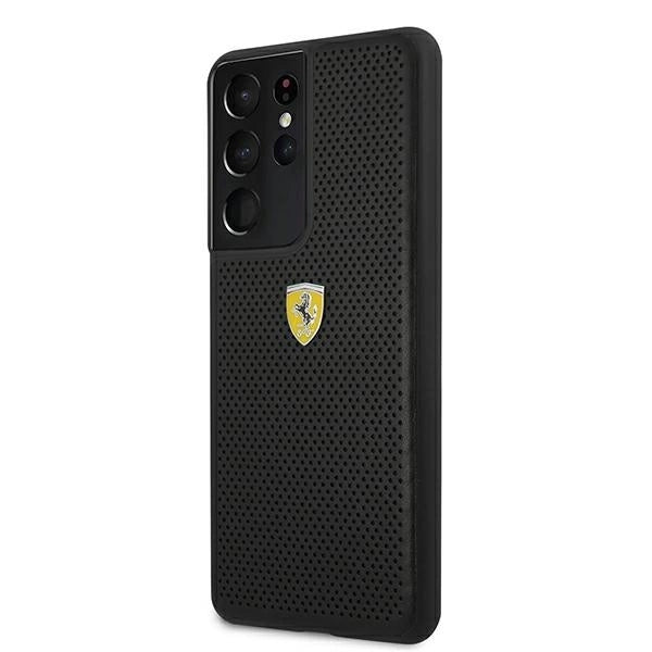 Ferrari FESPEHCS21LBK S21 Ultra G996 black/black hardcase On Track Perforated_1