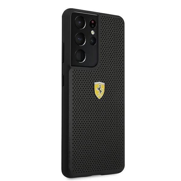 Ferrari FESPEHCS21LBK S21 Ultra G996 black/black hardcase On Track Perforated_3