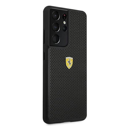 Ferrari FESPEHCS21LBK S21 Ultra G996 black/black hardcase On Track Perforated_3