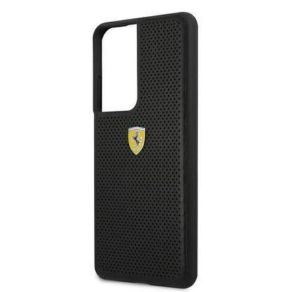 Ferrari FESPEHCS21LBK S21 Ultra G996 black/black hardcase On Track Perforated_5