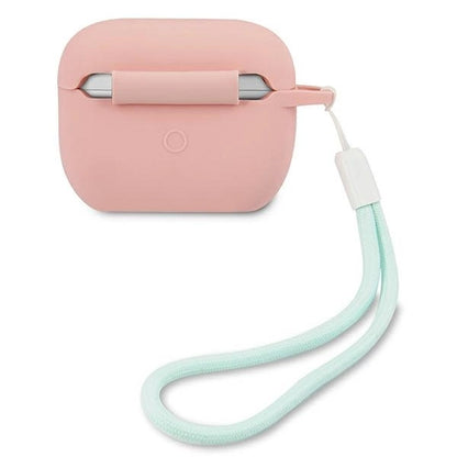 Guess GUACAPLSVSPG AirPods Pro cover rose green/pink green Silicone Vintage_1