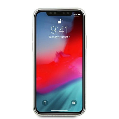 Guess GUHCP12LGLVSSI iPhone 12 Pro Max 6.7&quot; silver/silver hardcase Glitter Vintage Script_5
