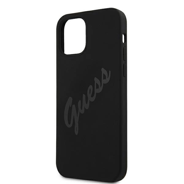 Guess GUHCP12LLSVSBK iPhone 12 Pro Max 6.7" black/black hardcase Script Vintage_5