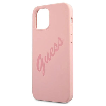 Guess GUHCP12LLSVSPI iPhone 12 Pro Max 6.7&quot; pink/pink hardcase Script Vintage_5