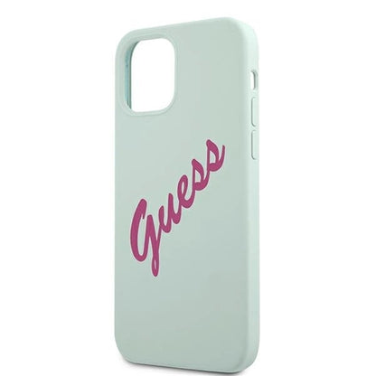 Guess GUHCP12MLSVSBF iPhone 12/12 Pro 6.1&quot; blue fuchsia/blue fuschia hardcase Silicone Vintage_5