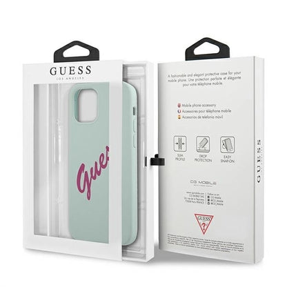 Guess GUHCP12MLSVSBF iPhone 12/12 Pro 6.1&quot; blue fuchsia/blue fuschia hardcase Silicone Vintage_7