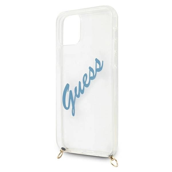 Guess GUHCP12SCRTVSBL iPhone 12 mini 5.4" blue/blue hardcase Script Vintage_4