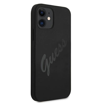 Guess GUHCP12SLSVSBK iPhone 12 mini 5.4&quot; black/black hardcase Script Vintage_3