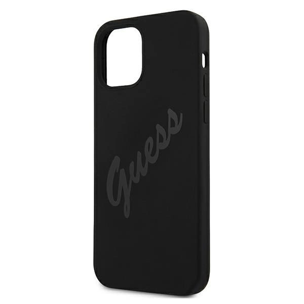 Guess GUHCP12SLSVSBK iPhone 12 mini 5.4&quot; black/black hardcase Script Vintage_5