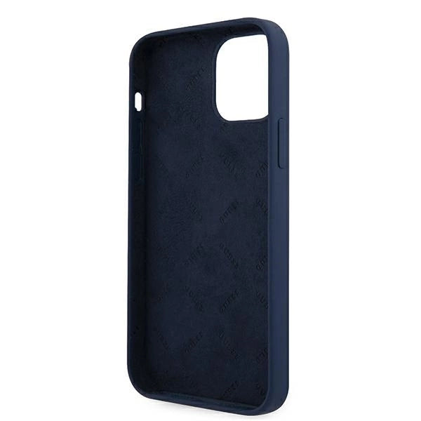 Guess GUHCP12SLSVSBL iPhone 12 mini 5.4" blue/blue hardcase Script Vintage_6