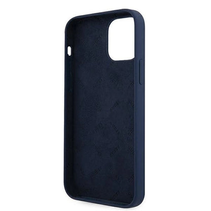 Guess GUHCP12SLSVSBL iPhone 12 mini 5.4" blue/blue hardcase Script Vintage_6