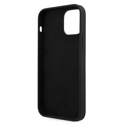 Guess GUHCP12SLSVSBW iPhone 12 mini 5.4" black and white hardcase Silicone Vintage_6