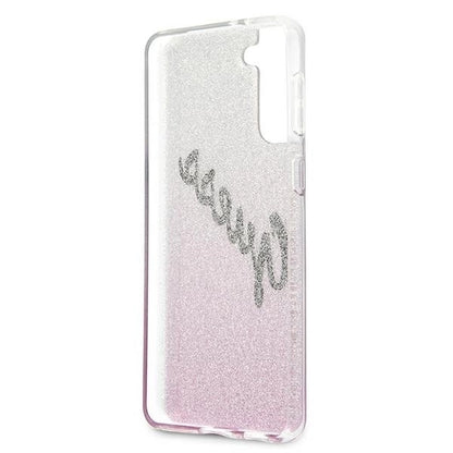 Guess GUHCS21MPCUGLSPI S21+ G996 pink/pink hardcase Glitter Gradient Script_6