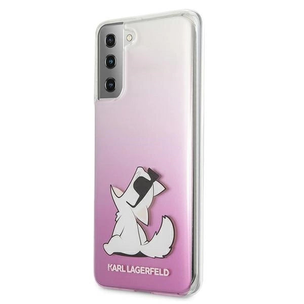 Karl Lagerfeld KLHCS21MCFNRCPI S21+ G996 hardcase różowy/pink Choupette Fun_1