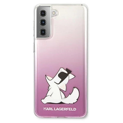 Karl Lagerfeld KLHCS21MCFNRCPI S21+ G996 hardcase różowy/pink Choupette Fun_2