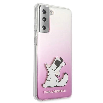 Karl Lagerfeld KLHCS21MCFNRCPI S21+ G996 hardcase różowy/pink Choupette Fun_3
